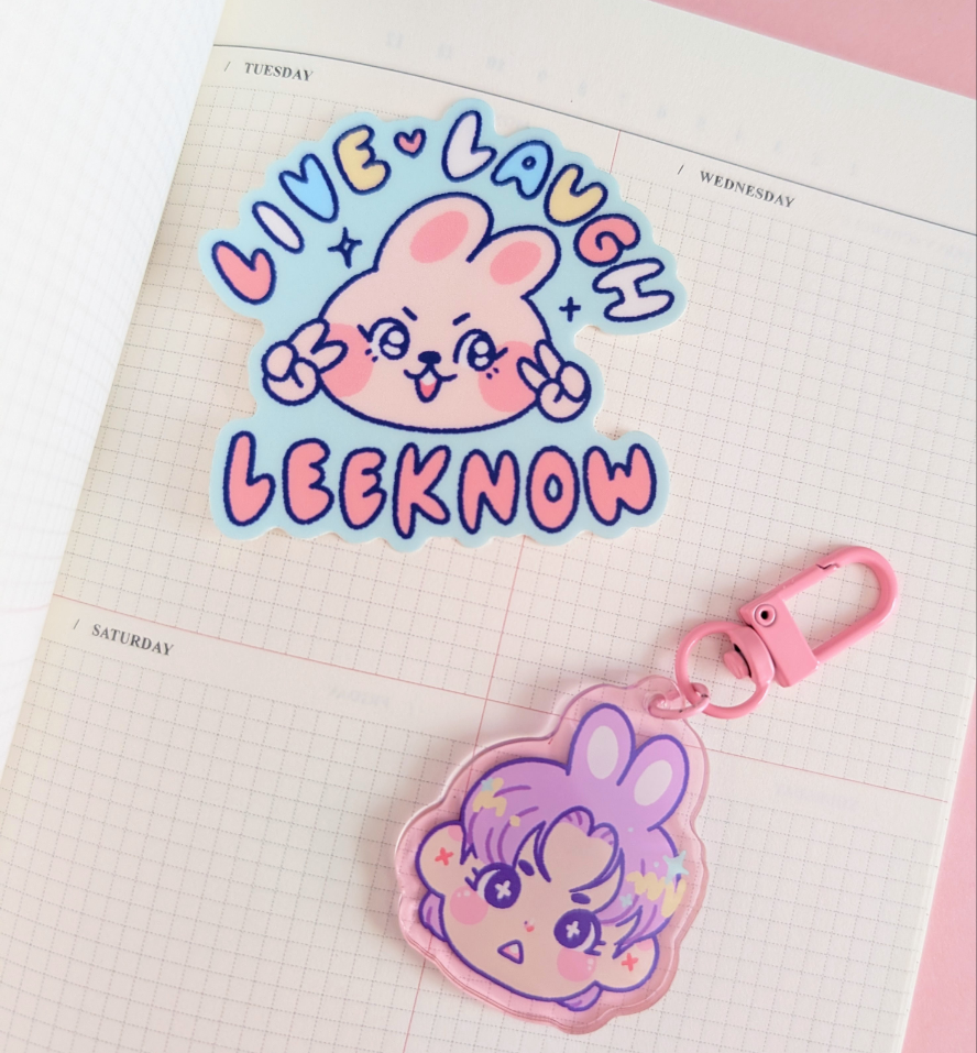 Live Laugh Leeknow Sticker