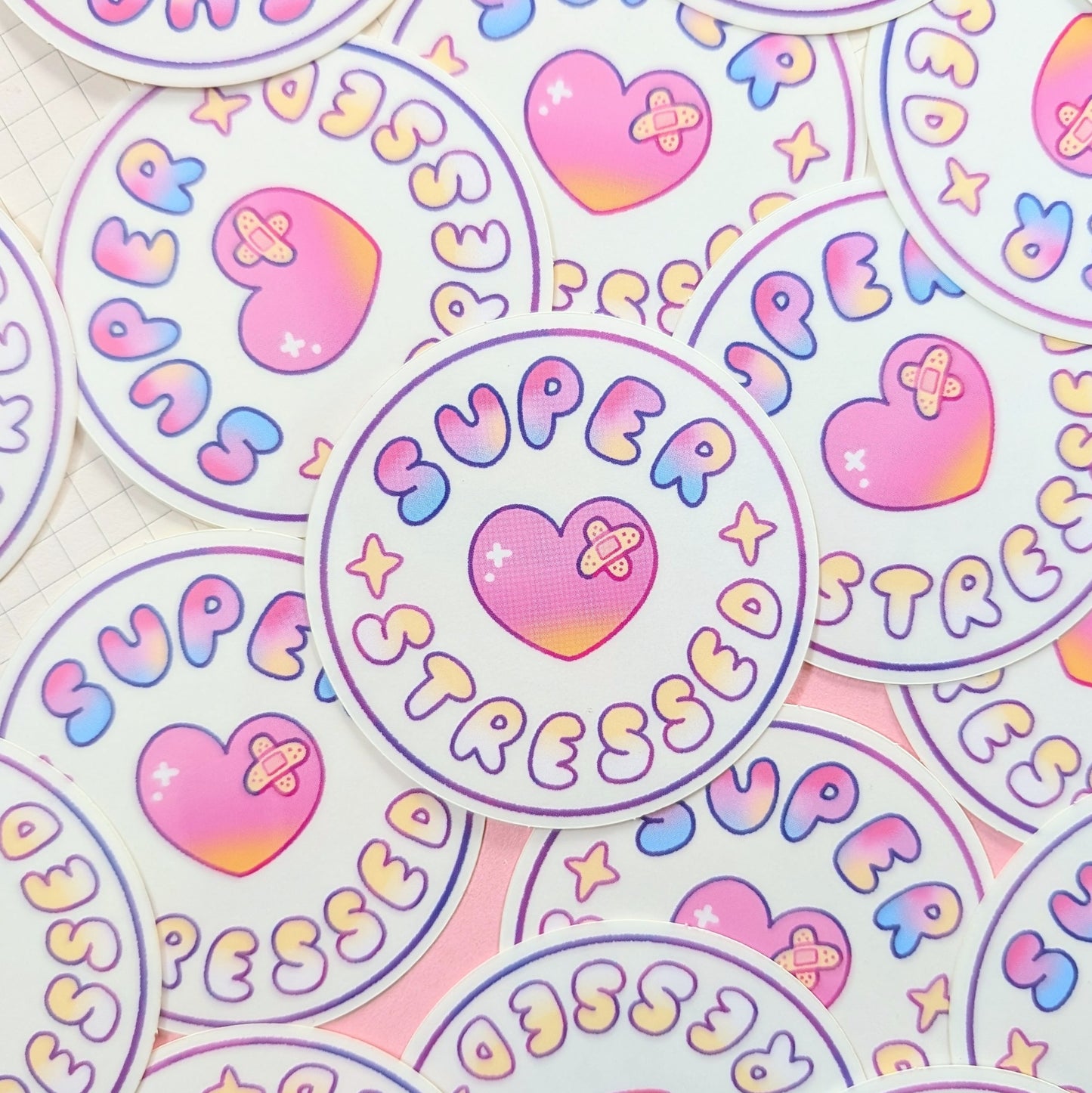 Super Stressed Sticker