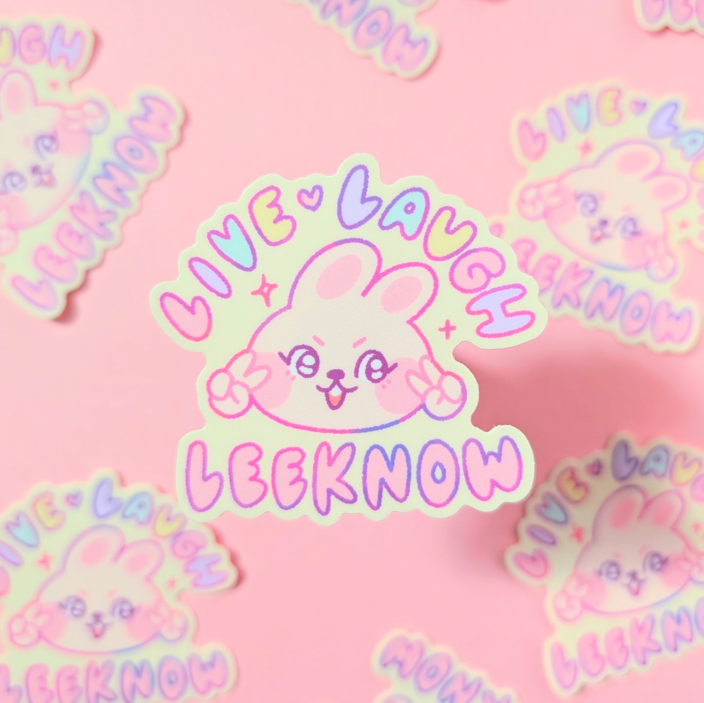 Live Laugh Leeknow Sticker