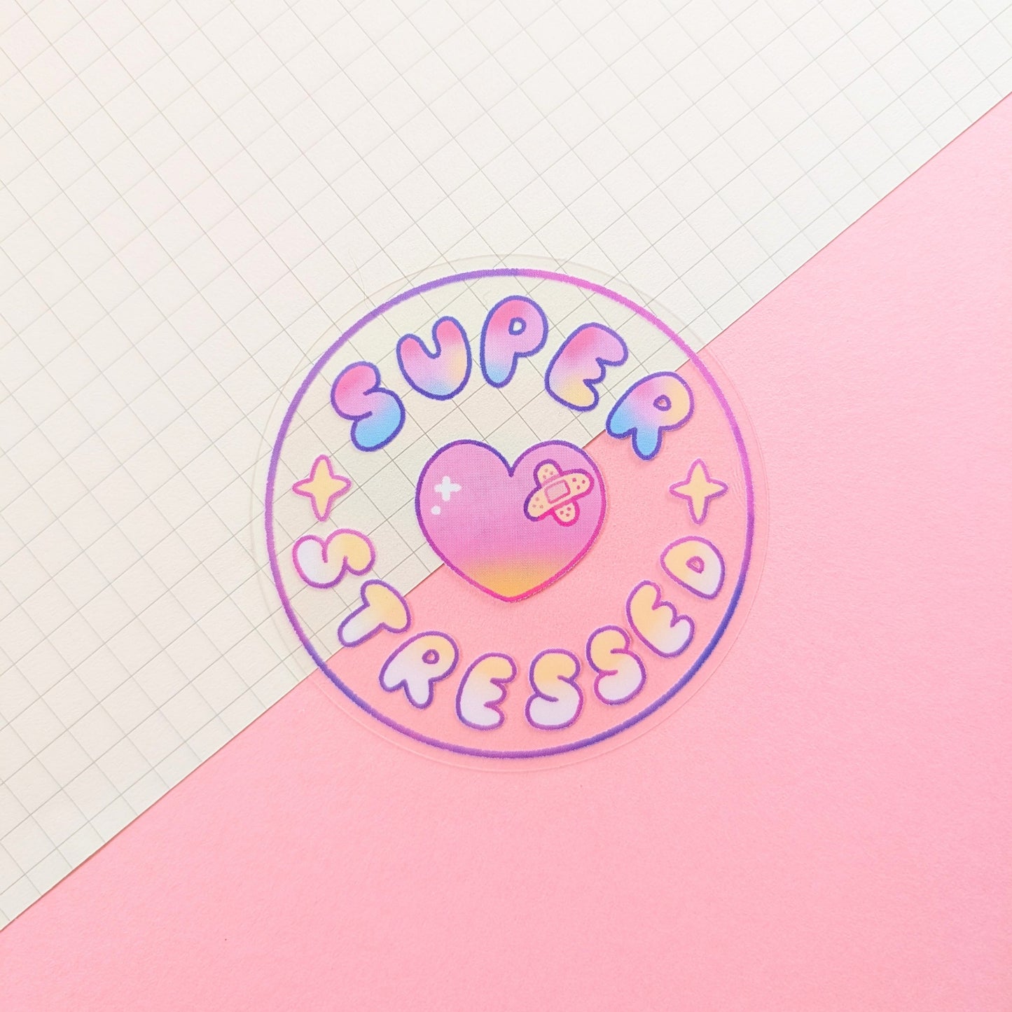 Super Stressed Sticker