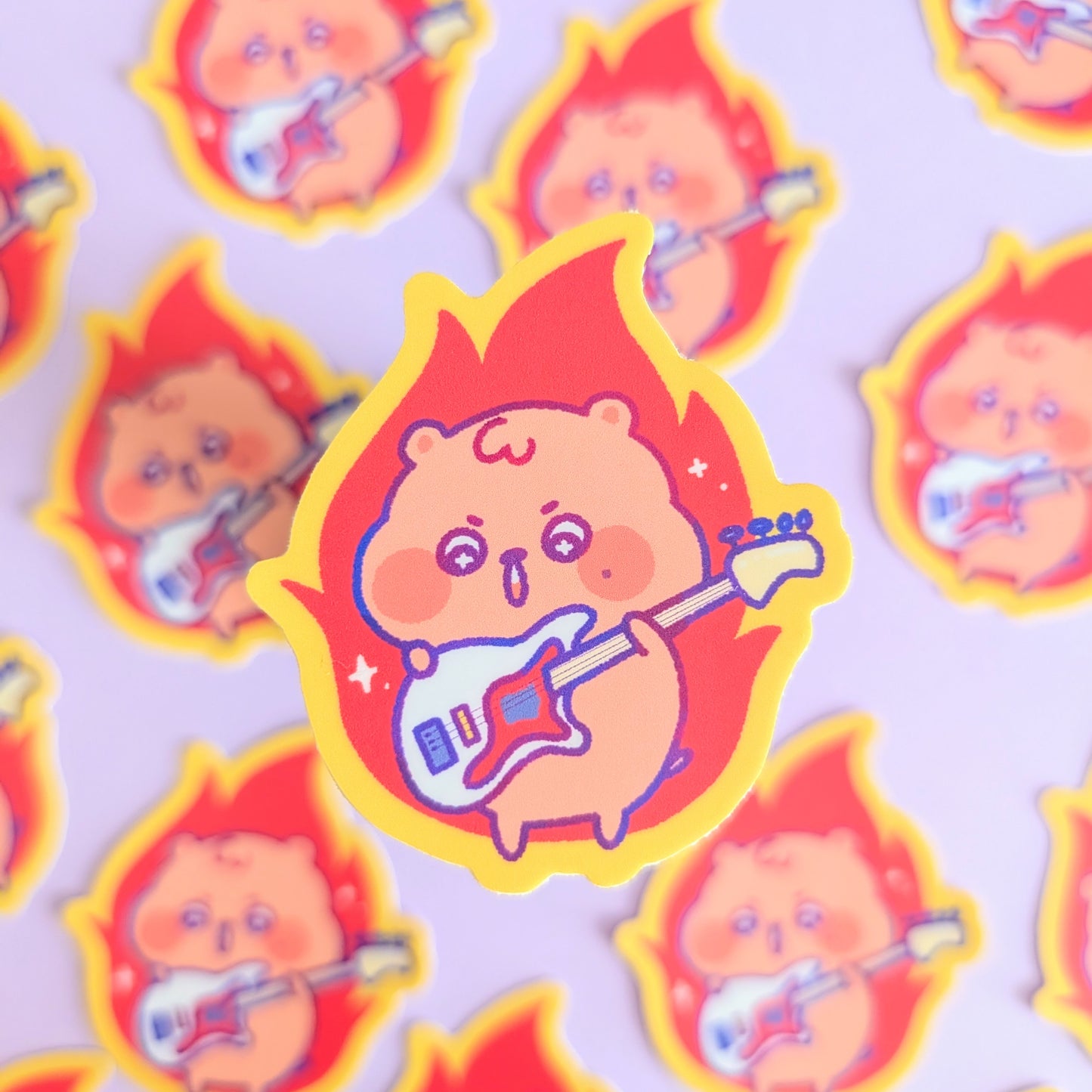 Rockstar Han Quokka Sticker