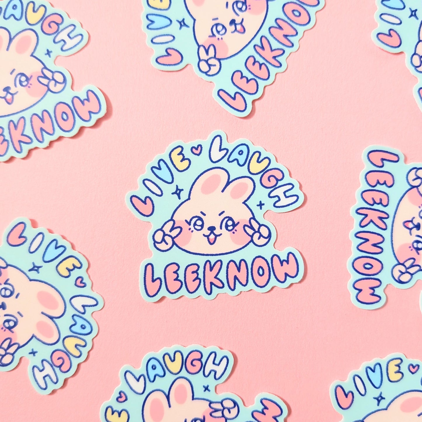 Live Laugh Leeknow Sticker