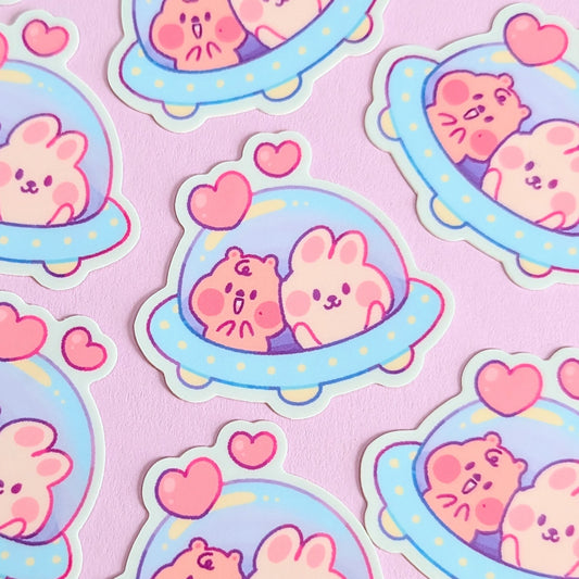 Spaceship Minsung Sticker