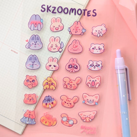 SKZOOMOTES Sticker Sheet