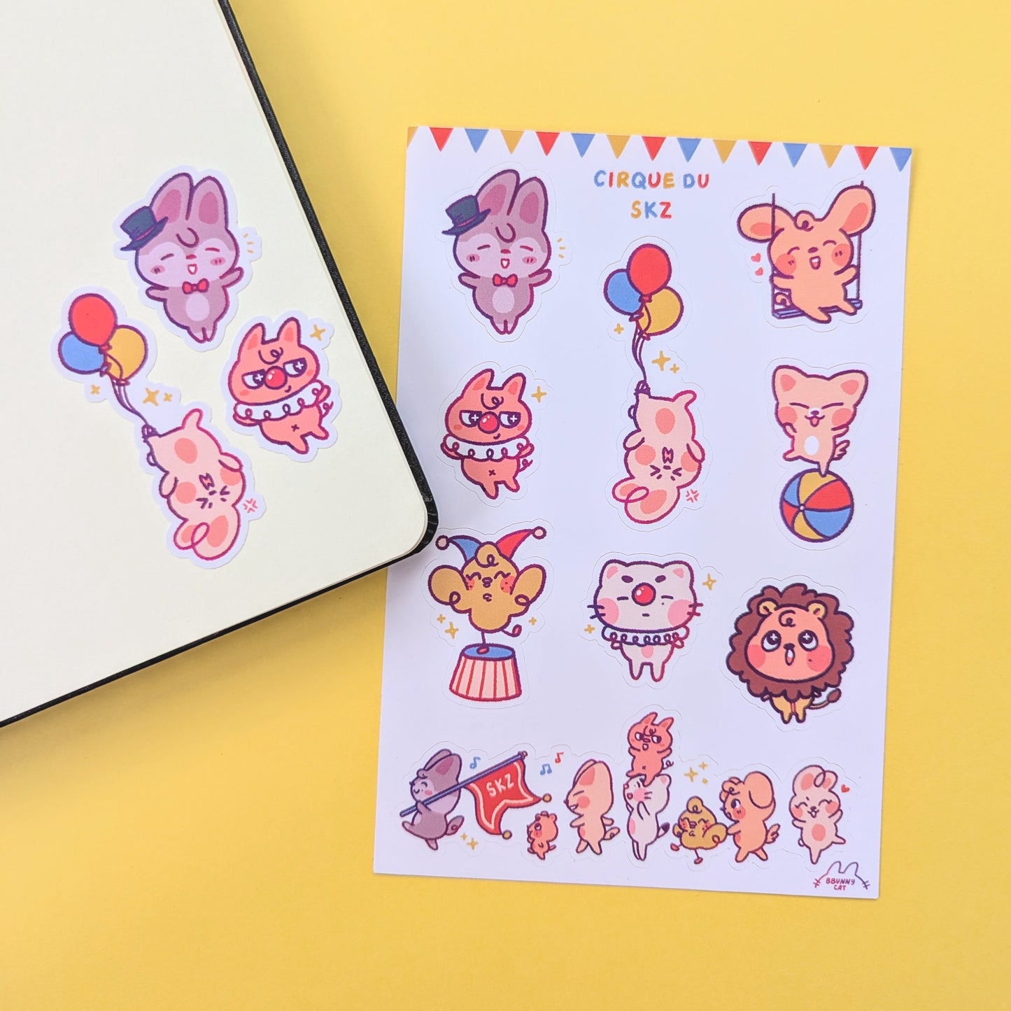 Cirque Du SKZ Sticker Sheet