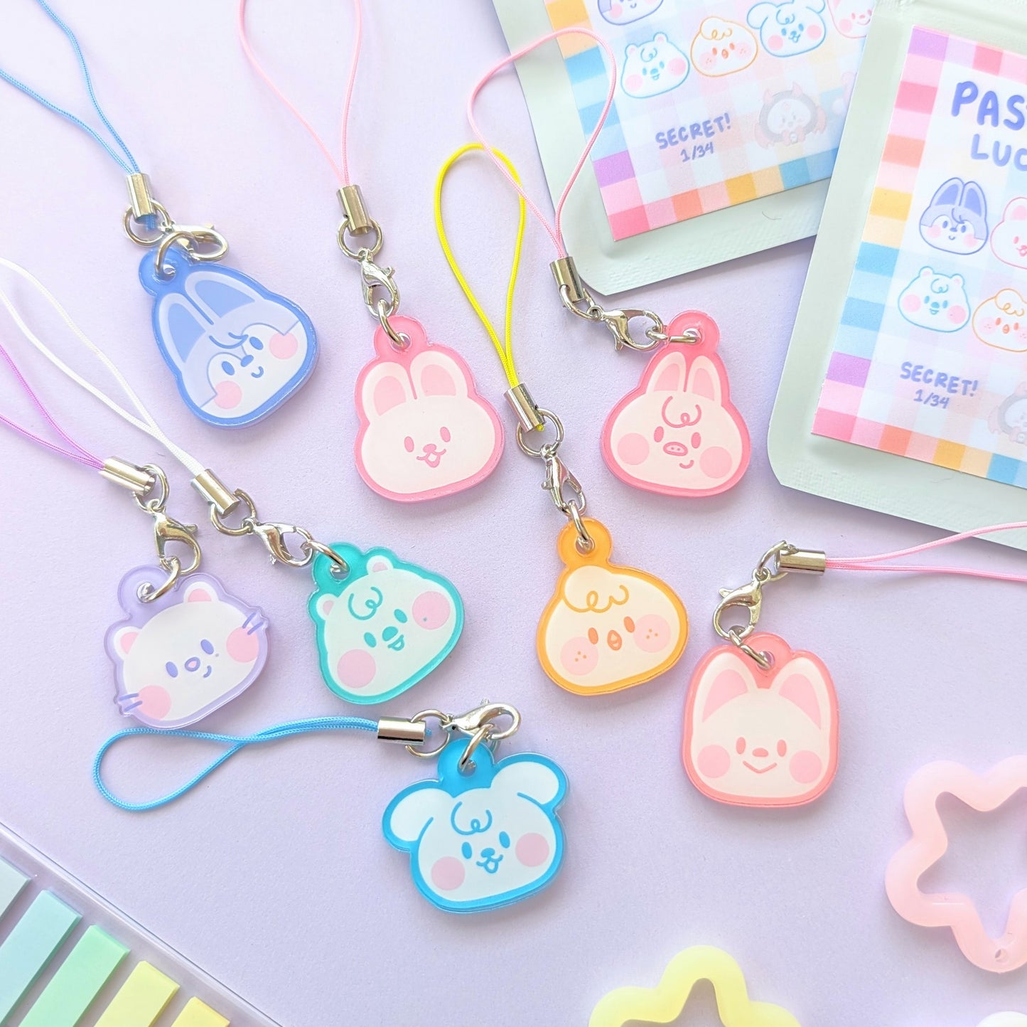 Pastel SKZOO Phone Charm Lucky Draw
