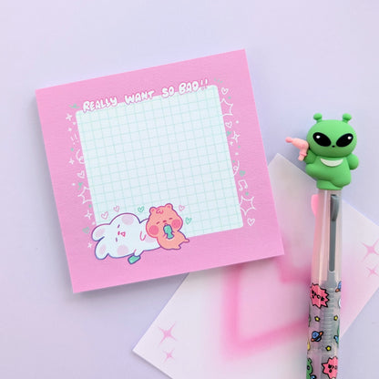 Want So Bad Sticky Note
