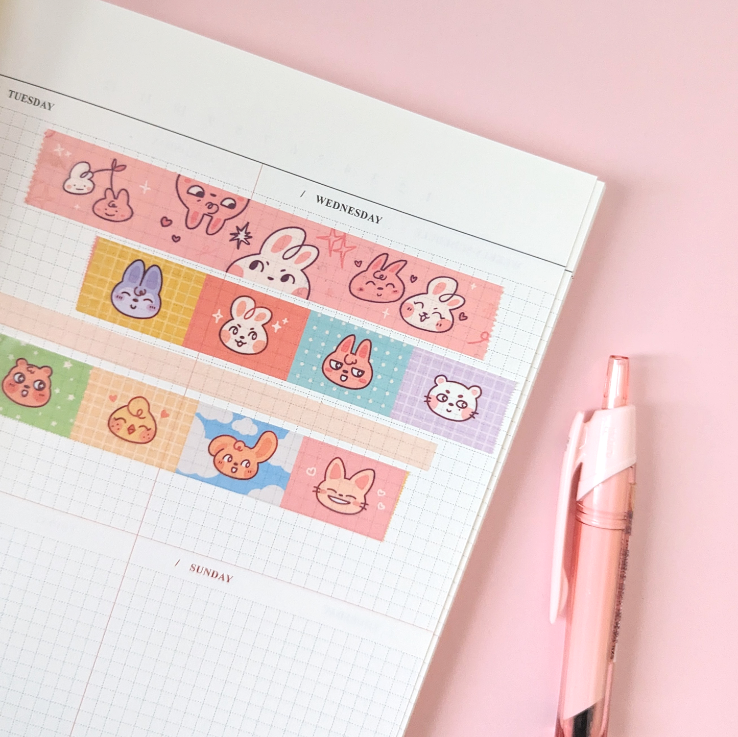 Colorblock SKZOO Washi Tape